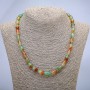 Beads Brazilian Agate Barrels, diameter 8×12 mm, length 45 cm